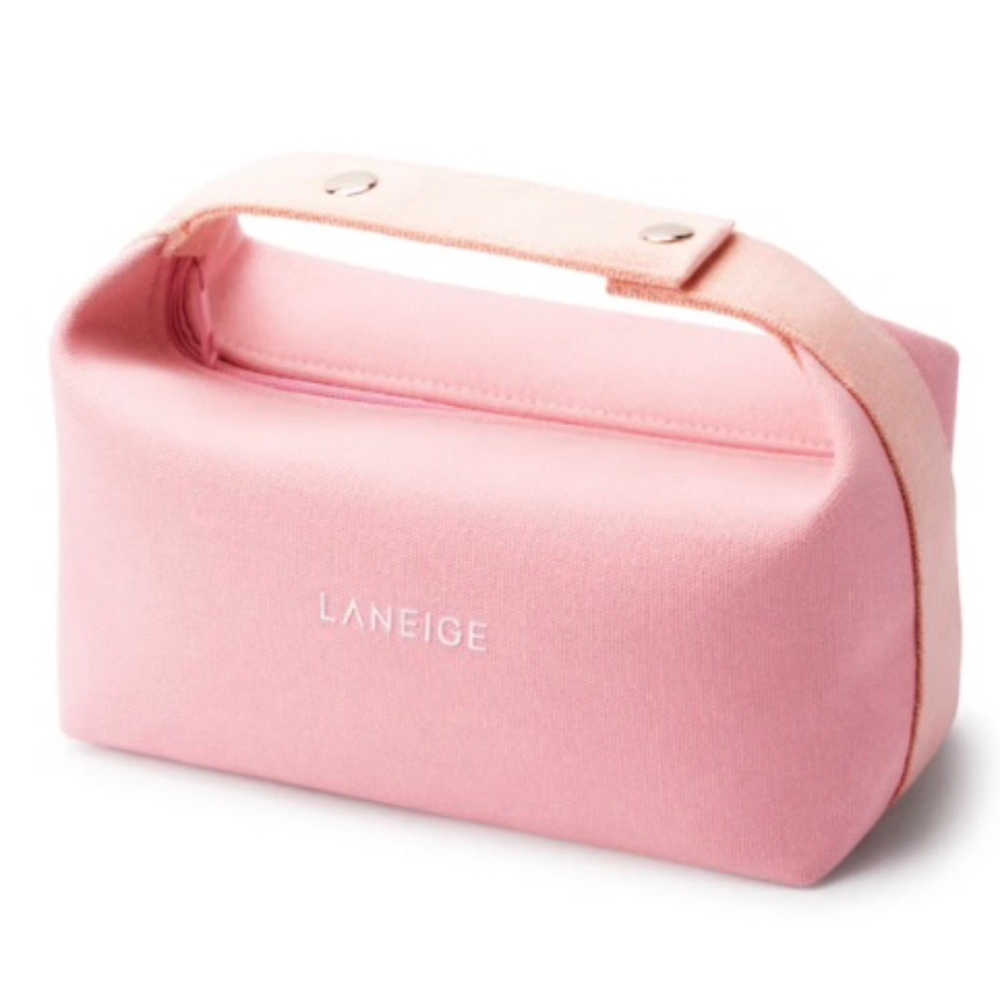 LANEIGE Pink Carryall Pouch Bag NEW